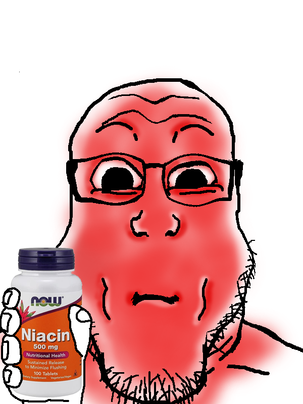 markiplier soyjak, 1soyjak, black eyes, closed mouth, flush, forehead lines, front view, glasses, hands, holding object