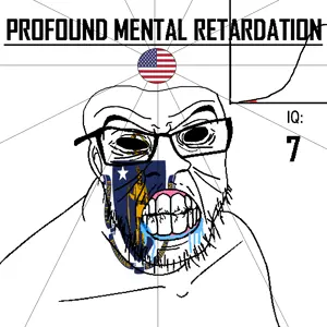 feraljak, angry, bald, black eyes, black hole, black sclera, bow, clenched teeth, closed mouth, cracked teeth