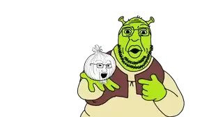nopejeet, soyak, big lips, chin, double chin, eyebrows, fat, green skin, hands, head