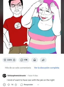 bernd, chudjak, comment, coomer, gay, gooner, reddit, redditard, screenshot, tranny