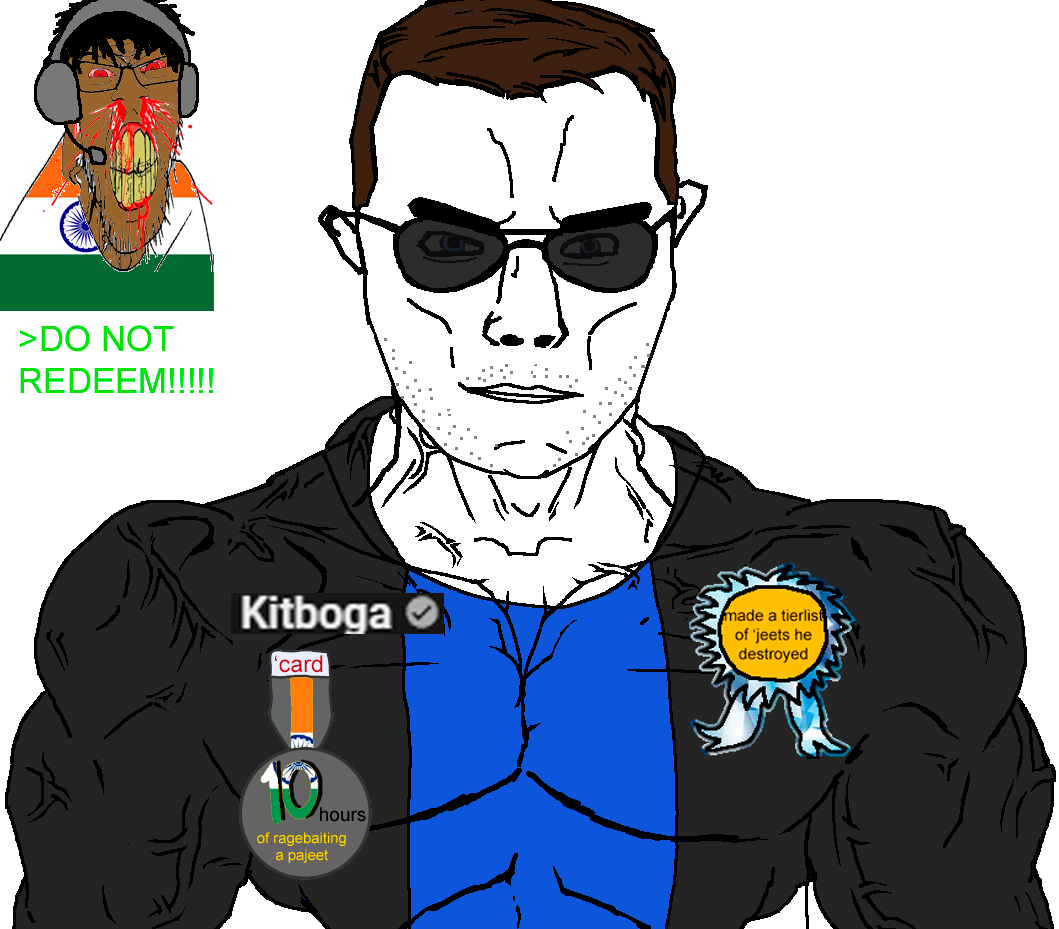 admiral avvakened, chudjak, feraljak, chudjak front, feralrage, muscular chud, angry, aviator glasses, award, blue shirt