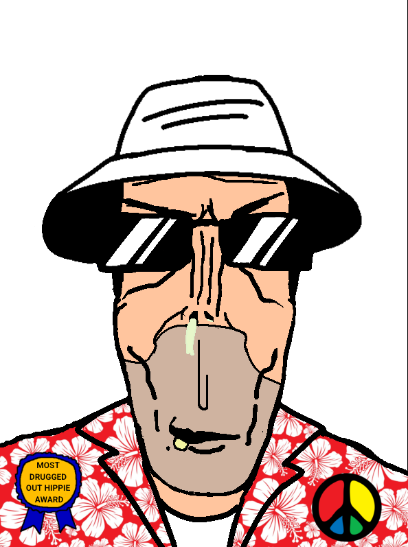 markiplier soyjak, euromutt, euromutt, award, clothes, fear and loathing in las vegas, glasses, hat, hawaiian shirt, mucus