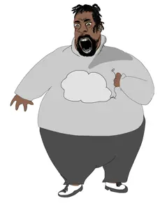 cobson, arm, beard, black skin, hair, hands, hoodie, kendrick lamar, leg, nigger