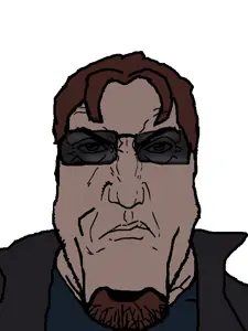 postal dude, markiplier soyjak, angry, glasses, postal, soyjak, stubble, sunglasses