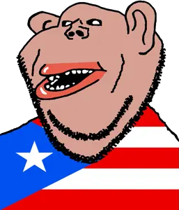 impish soyak ears, impish amerimutt, amerimutt, black sclera, brown skin, clothes, ear, flag, hair, lips