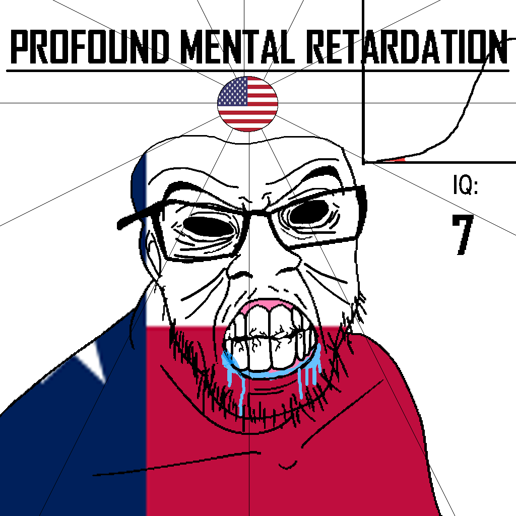 feraljak, iq diagrams, angry, bald, black eyes, black hole, black sclera, clenched teeth, closed mouth, cracked teeth