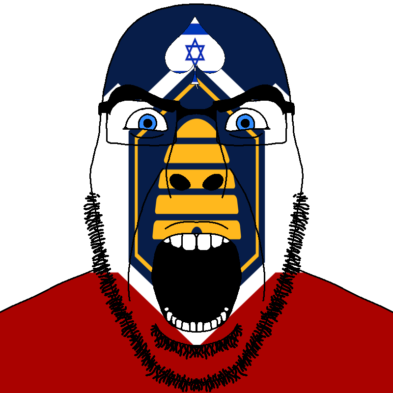 cobson, cobson front2, spadeson, spadeson, angry, beard, beehive, blue eyes, bushy eyebrows, facial mark