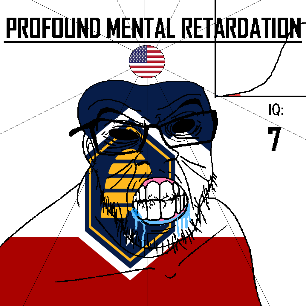 feraljak, iq diagrams, angry, bald, beehive, black eyes, black hole, black sclera, clenched teeth, closed mouth