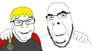 nate higgers, cobson, feraljak, natejak, 2soyjaks, cleavage, friendship, happy, looking at you, smile