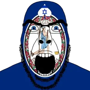 cobson, cobson front2, spadeson, spadeson, angry, beard, blue eyes, bushy eyebrows, clothes, crown