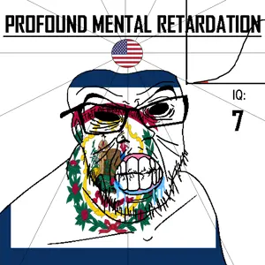 feraljak, iq diagrams, 1863, angry, axe, bald, black eyes, black hole, black sclera, clenched teeth