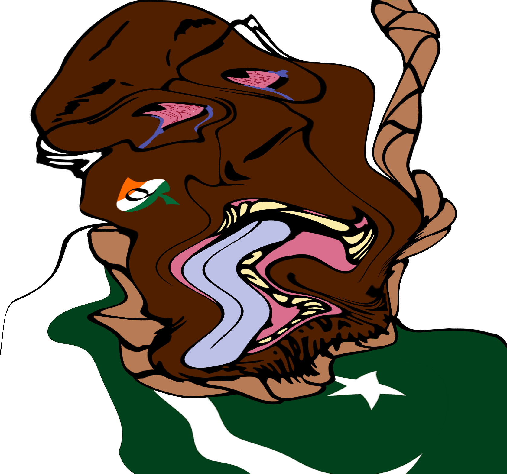 bernd, hanging troonjak, troonjak, ack, bloated, brainlet, brown skin, dead, deformed, distorted