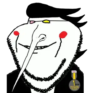 spamton g. spamton, impish soyak ears, award, badge, game, greedy personish nose, nose, video game, deltarune, undertale