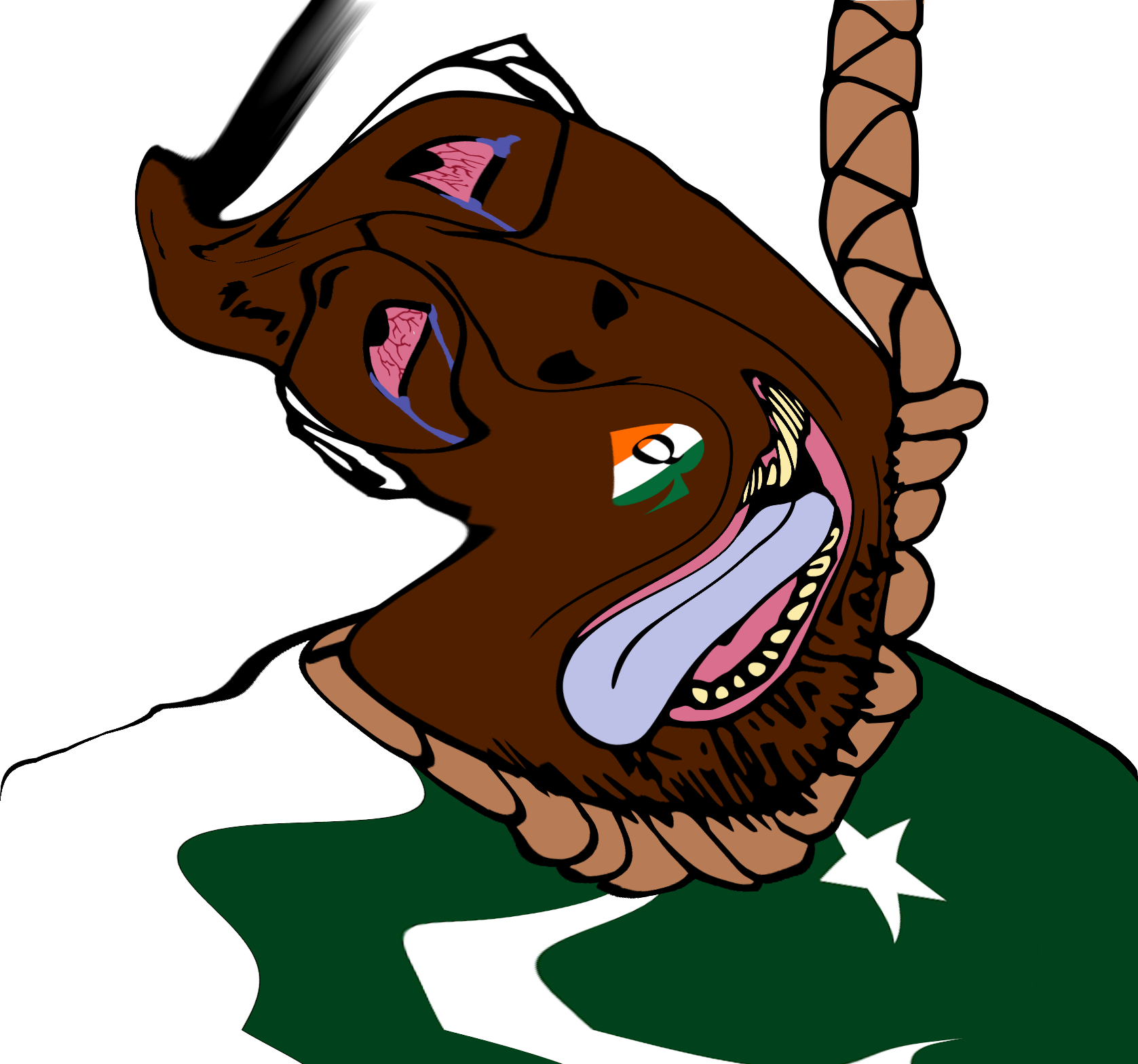 bernd, hanging troonjak, troonjak, ack, bloated, brainlet, brown skin, dead, deformed, distorted
