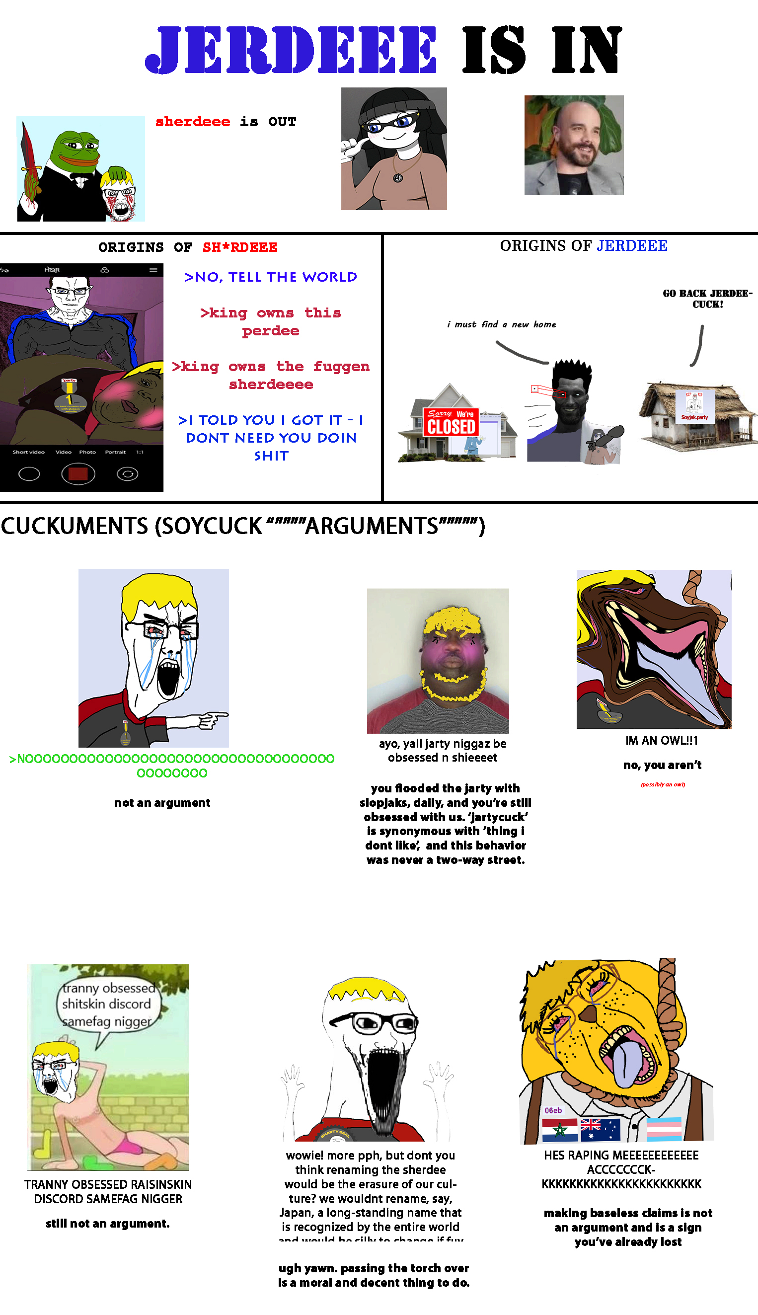 femjanny, gigachad, pepe, soytan, a24 slowburn soyjak, alicia, bernd, chudjak, excited soyjak, feraljak