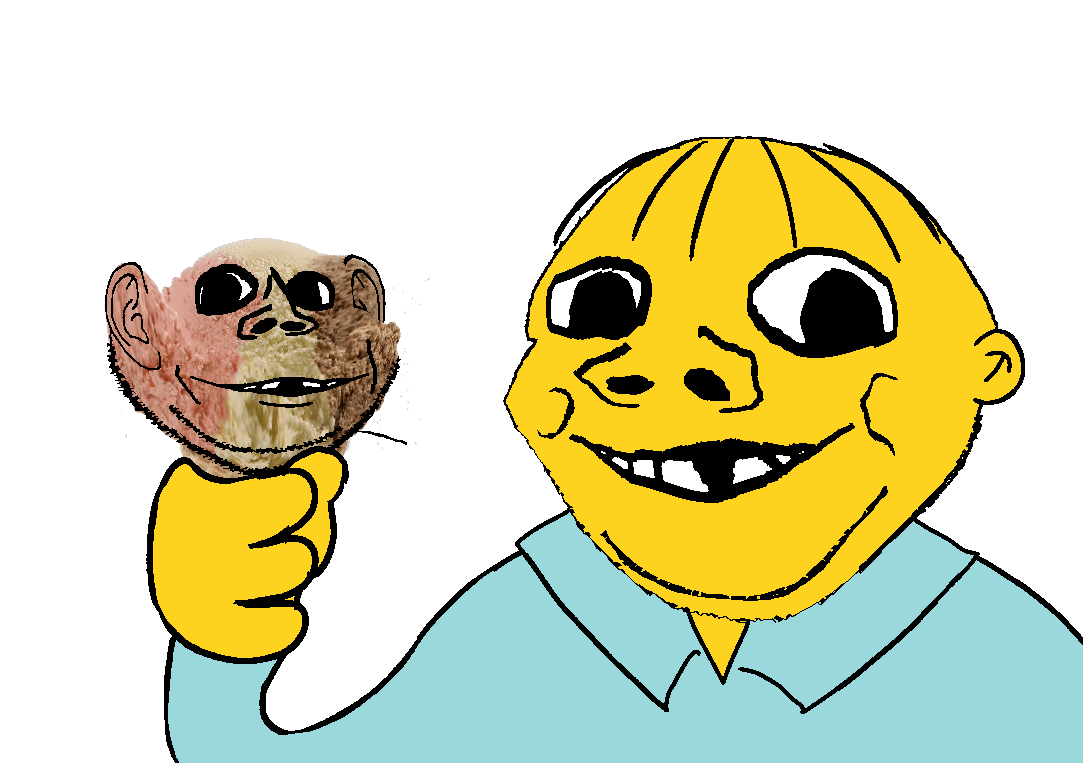 gapejak, impish soyak ears, nathaniel, swedenborg, baby, collared shirt, deformed, ear, fist, food