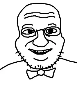 unknown, bowtie, glasses, israeli, looking at you, maia poet, smile, soyjak, stubble, tranny