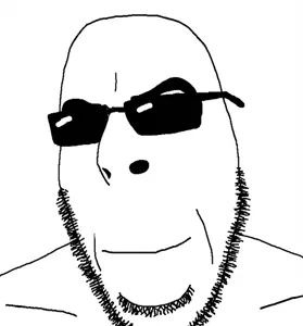 cobson, cobson face, glasses, happy, soyjak, sunglasses