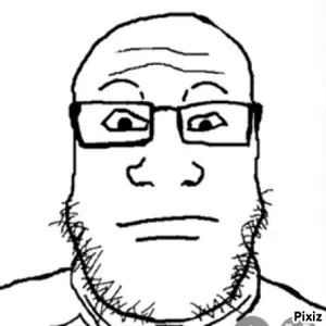 markiplier soyjak, animated, black skin, looking at you, nigger, vantablack skin, white, white background