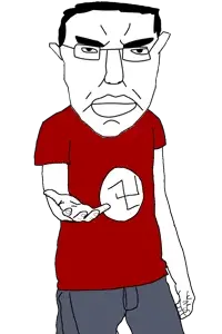 chudjak, pol face, glasses, hands, swastika, nazi germany