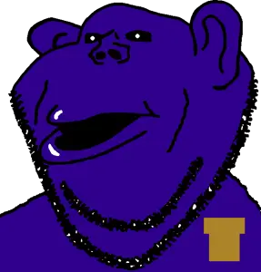 william afton, impish soyak ears, impish amerimutt, amerimutt, badge, beard, black eyes, black sclera, creepy, dean