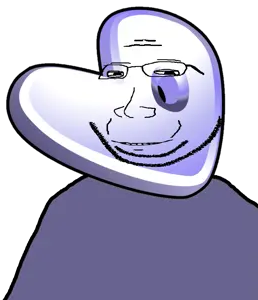 gapejak, massjak, wholesome soyjak, /g/, 4chan, eyelids, gentoo, glasses, linux, small eyes