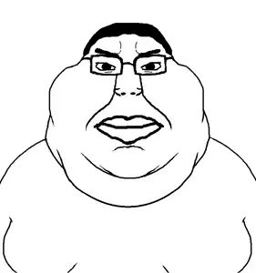 chudjak, meximutt, chudmutt, chuddified soyjaks, fusionjaks, muttvariants from meximutt, muttverse, chud, closed mouth, fat