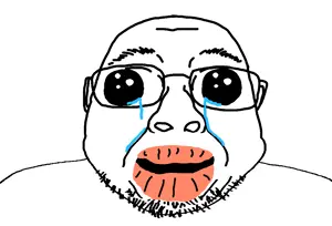 bernd, oh my god she is so attractive, remastered soyjaks, aliased, bald, crying, distorted, glasses, high res, lips