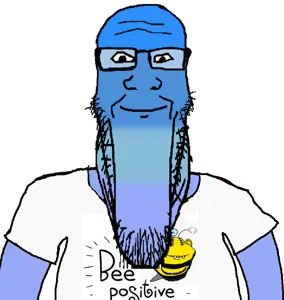 impish soyak ears, markiplier soyjak, impish bee, longplier, 2soyjaks, animal, antenna, arm, balding, bee