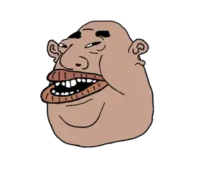 impish soyak ears, meximutt, pajeetjak, canuckmutt, impish amerimutt, bald, black sclera, brown skin, buck teeth, ear
