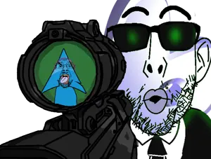 bernd, nojak, glowie, /g/, 4chan, arch linux, central intelligence agency, firearm, gentoo, glasses