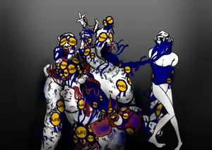 chudjak, cobson, feraljak, nojak, feralsquirrel, squirreljak, animal, award, body horror, chud