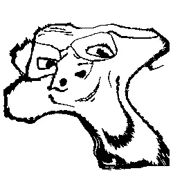 gapejak, wholesome soyjak, aliased, clenched teeth, cross, deformed, glasses, liquify tool, smile, soyjak