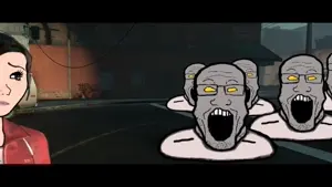 markiplier soyjak, animated, mge, not a soyjak, video, left 4 dead 2