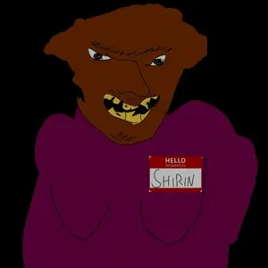 unknown, crooked teeth, dark skin, gynaecomastia, large nose, literal who, poorly drawn, purple shirt, shitskin, teeth