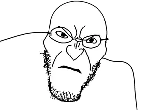 angry soyjak, markiplier soyjak, neutralplier, fusionjaks, hybrid, neutral, splice