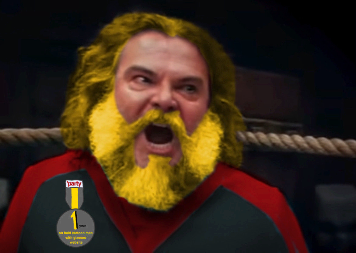 nate higgers, flint and steel, natejak, a fucking soyjak, award, blonde beard, blonde hair, hair, ias, jack black