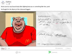 gapejak, impish soyak ears, soyak, doctos, impish amerimutt, wholesome soyjak, amerimutt, facebook, fat, front view