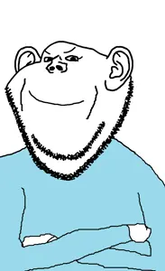 xjanny, impish soyak ears, arm, blue shirt, closed mouth, clothes, crossed arms, ear, looking at you, smile