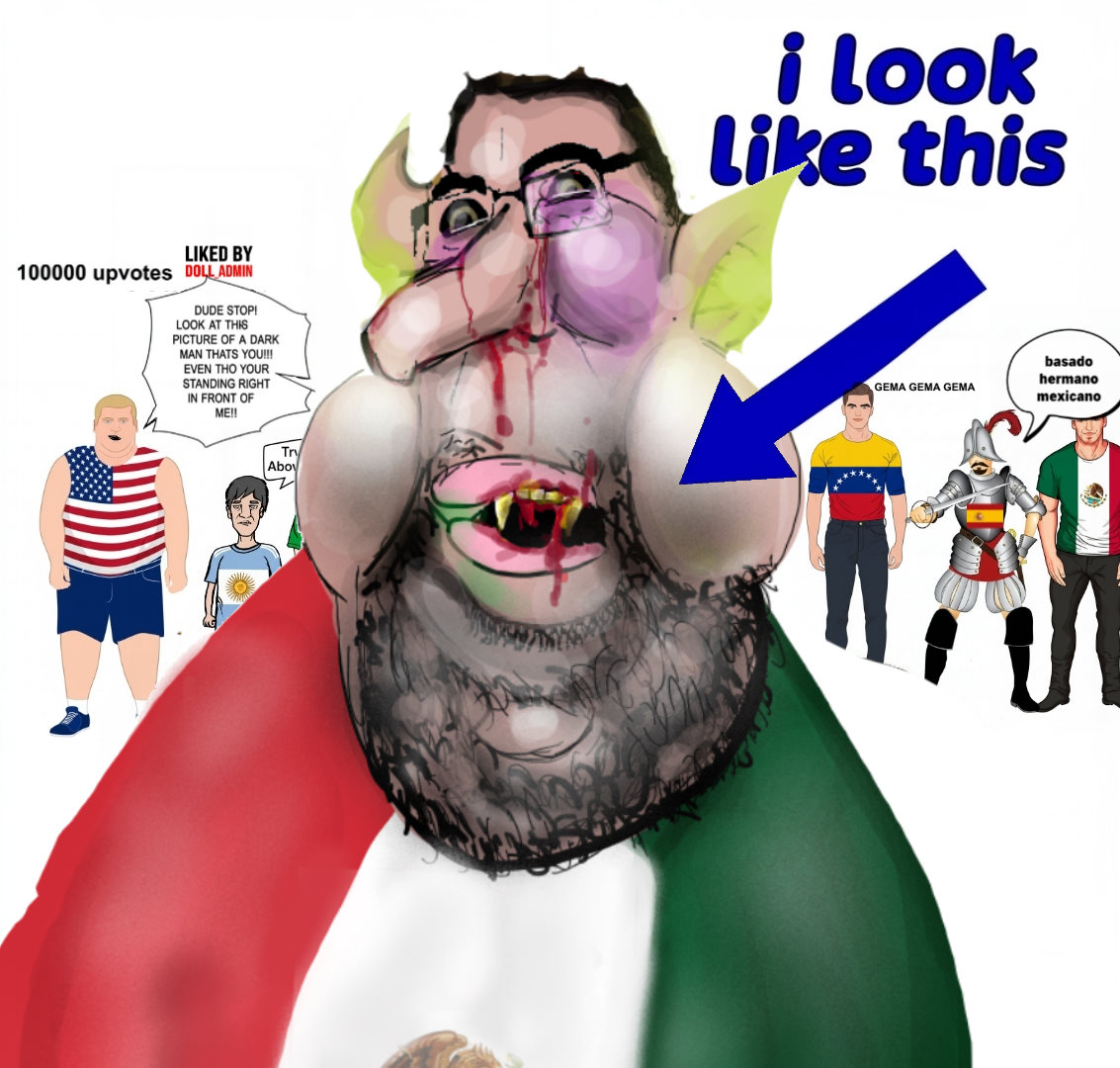 cobson, meximutt, blobson, hornyson, amerimutt, mexican-american countrywar, argentina, brapzilian, brazil, castizo