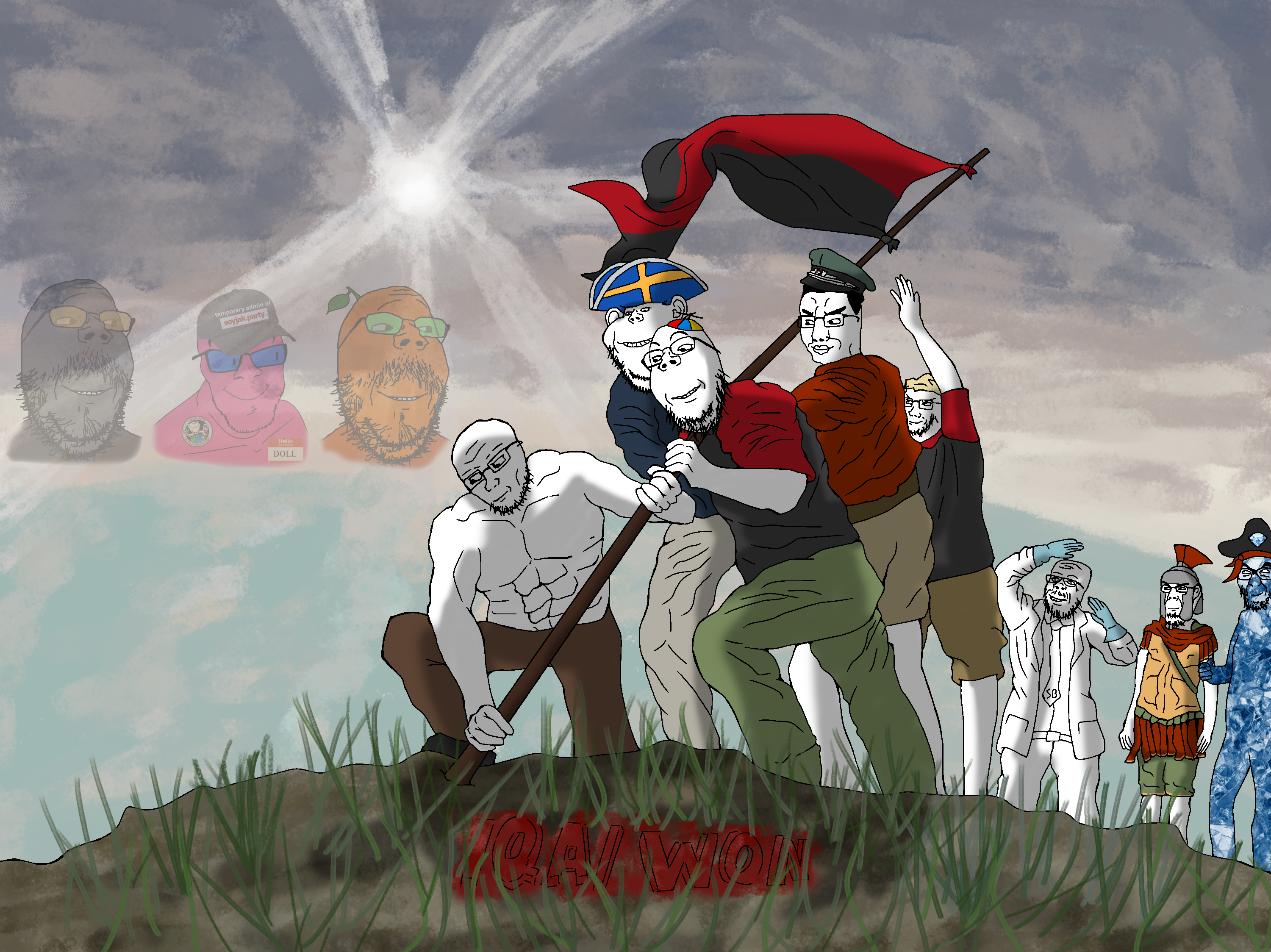 dr. soyberg, nate higgers, a24 slowburn soyjak, chudjak, cobson, feraljak, gapejak, impish soyak ears, slitherjak, soyak