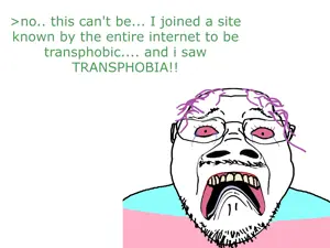 bernd, bloodshot eyes, crying, open mouth, scared, text, tranny