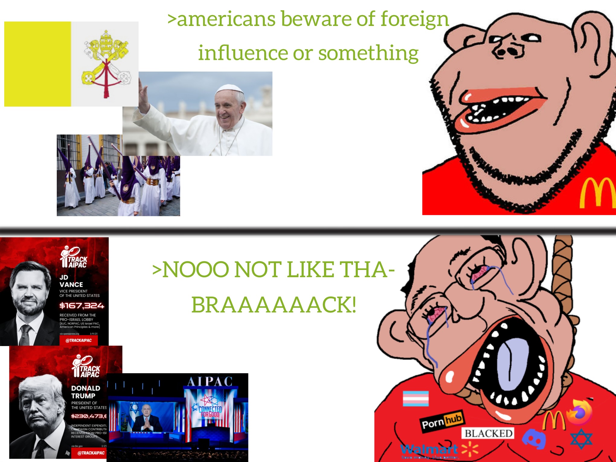 donald trump, bernd, impish soyak ears, ackmutt, hanging troonjak, impish amerimutt, troonjak, amerimutt, 2soyjaks, ack