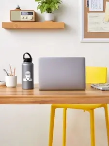 markiplier soyjak, neutralplier, book, bottle, chair, laptop, neutral, photo, radio, realistic
