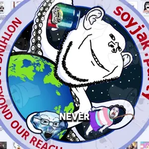 pepe, wojak, a24 slowburn soyjak, alicia, bernd, chudjak, cryboy soyjak, feraljak, gapejak, impish soyak ears