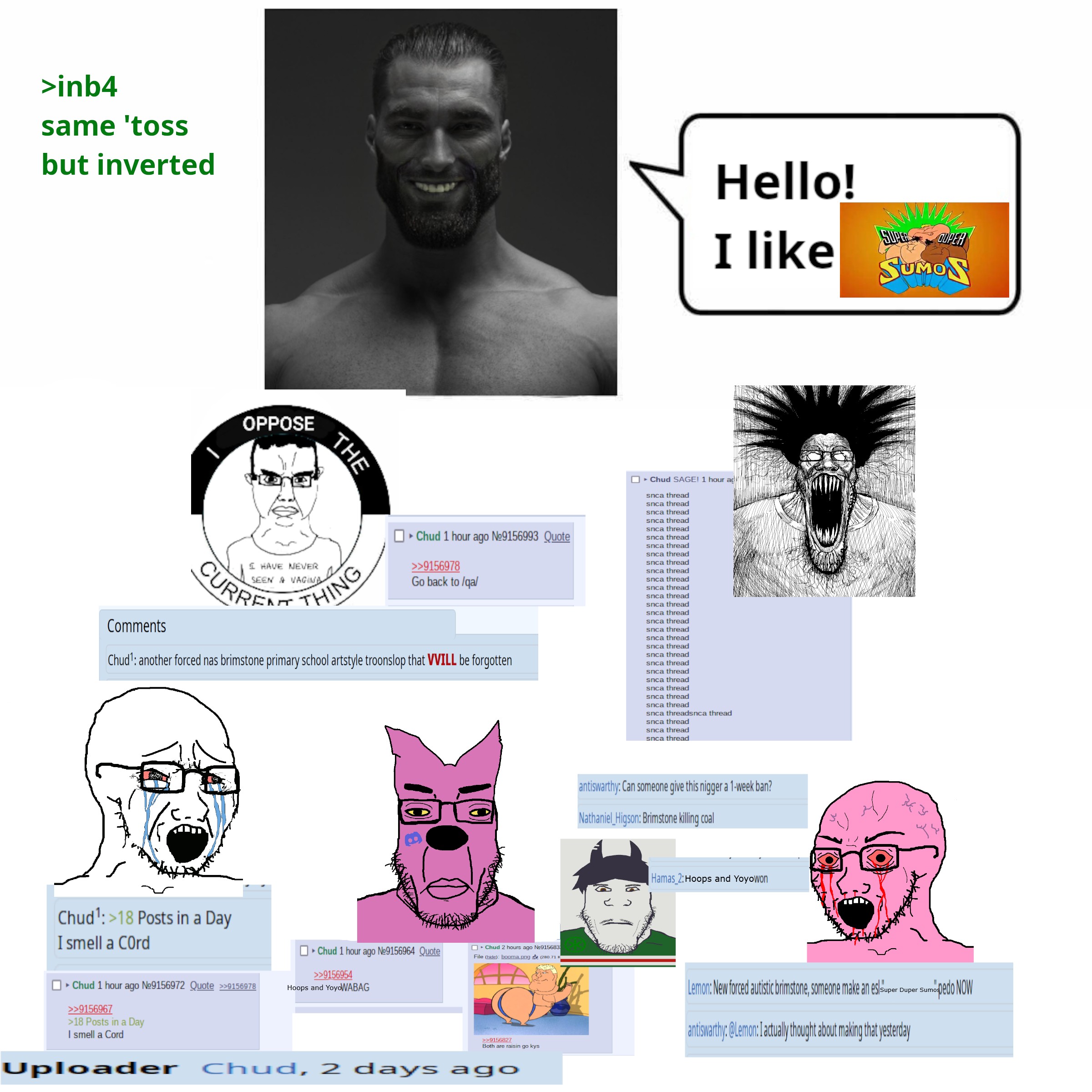 gigachad, chudjak, cryboy soyjak, markiplier soyjak, meximutt, soyak, chudjak front, chudplier, mexiaryan, neutralplier