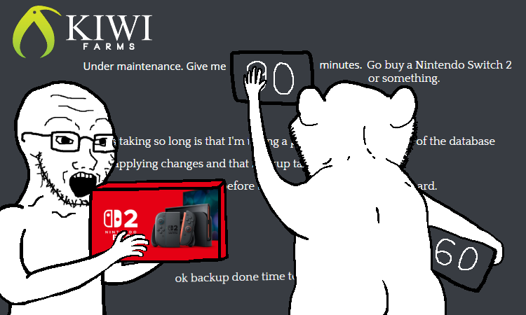 impish soyak ears, soyak, 2soyjaks, ear, facing away, glasses, hair, holding object, kiwifarms, nintendo