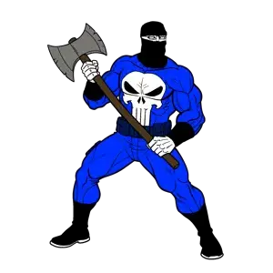 kratos, chudjak, chudjak front, perceptive chud, arabic text, axe, balaclava, bat, bone, bones