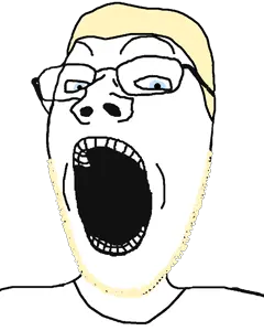gapejak, gapejak slim, aryan, aryan soyjaks, a10 eyes, blonde beard, blonde hair, blue eyes, glasses, hair