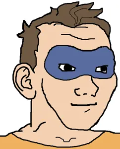soyak, brown hair, closed mouth, ear, eyes, hair, shapesmith, short hair, smile, superhero